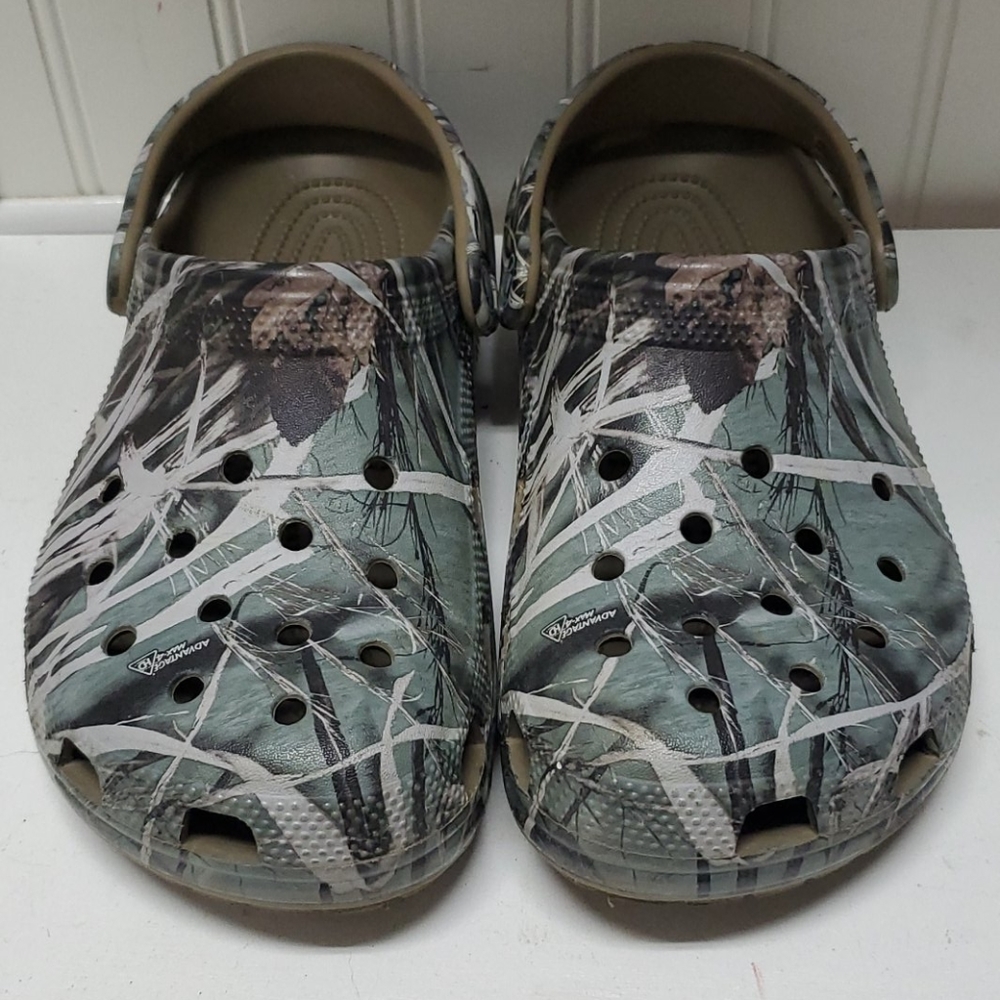 Boys Camouflage Crocs